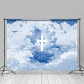 Aperturee - Holy Light Blue Sky And White Cloud Backdrop